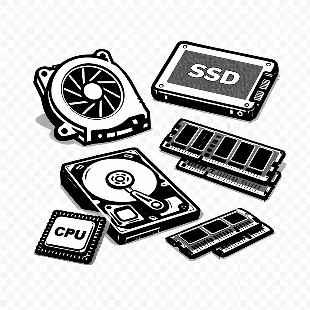 Комплектуючі для ноутбуків